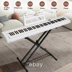 Glarry 88-Key Full Size Semi-Weighted Digital Piano Electronic Keyboard + Bag