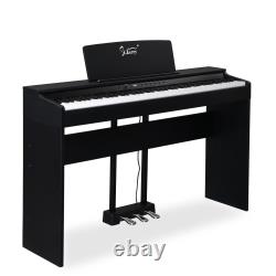 Glarry 88 Keys Full Weighted Keyboards Digital Piano With Cover & Music Stand