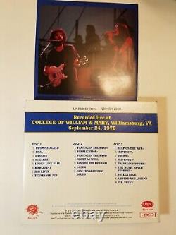 Grateful Dead Daves Picks Vol 4 Williamsburg Va 9/24/76 #10048/12000