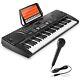 Hamzer 61-key Digital Music Piano Keyboard Portable Electronic Musical Inst