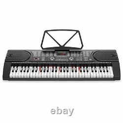 Hamzer 61-Key Electronic Keyboard Portable Digital Music Piano with Lighted K