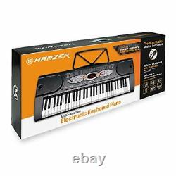 Hamzer 61-Key Electronic Keyboard Portable Digital Music Piano with X Stand M