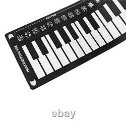 Hand Roll Up Piano Home 49 Keys Folding Keyboard Learning Electronic Music Rolls