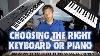 How To Pick The Right Digital Piano Or Keyboard