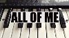How To Play All Of Me John Legend Intro On Piano Easy