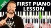 How To Play Piano Day 1 Easy First Lesson For Beginners