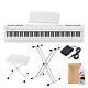 Kawai Es120w White Electronic Piano 88 Keyboard X Type Stand X Is Set Colonical