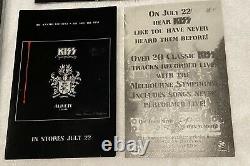 KISS SYMPHONY ALIVE IV VINYL 3x RECORD LP + SIGNED AUTOGRAPHED CD BOOKLET & MORE