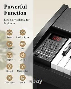 Keyboard Piano, 61 Key Piano Keyboard for Beginners, Full Size Electric