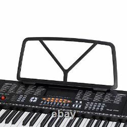 Keyboard Piano with Stool, Headphones, Microphone, Stand Play Music Electronic