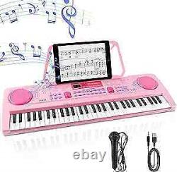 Kids Keyboard Piano, Portable 61 Keys Keyboard Electronic Digital 61-Keys