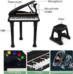 Kids Piano Keyboard Toy Toddler Electronic Musical Instrument with Microphone