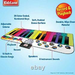 Kidzlane Floor Piano Mat Jumbo 6 Foot Musical Keyboard Playmat for Toddlers and