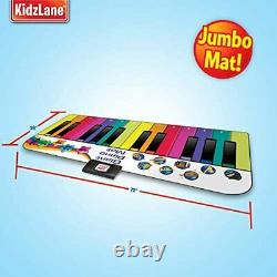 Kidzlane Floor Piano Mat Jumbo 6 Foot Musical Keyboard Playmat for Toddlers and