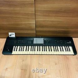 Korg KROME-61 Synthesizer Keyboard Music Workstation Black Piano used free ship