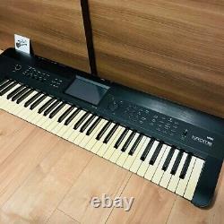 Korg KROME-61 Synthesizer Keyboard Music Workstation Black Piano withsoft case