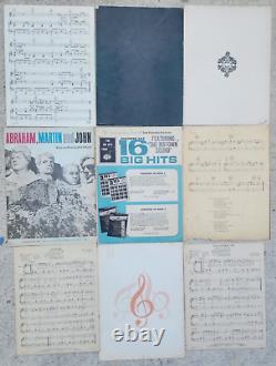 Lot of 24 60's & 70's Rock Songbooks Led Zeppelin Bob Dylan John Lennon