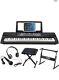 Mek-200 Electric Keyboard Portable Piano Keyboard Music Kit With Stand