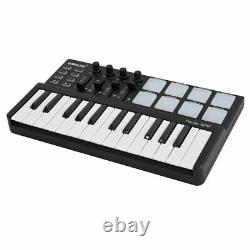 MIDI Controller Keyboard USB Drum Beat Machine Portable Studio Music DJ Piano