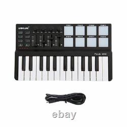 MIDI Controller Keyboard USB Drum Beat Machine Portable Studio Music DJ Piano