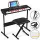 Mustar 61key Electronic Keyboards Organ Digital Piano Headphone, Microphone, Stand