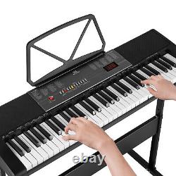 MUSTAR 61Key Electronic Keyboards Organ Digital Piano Headphone, Microphone, Stand