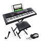 Melody 61 Key Keyboard Piano For Beginners With Speakers, Stand, Bench, Headp
