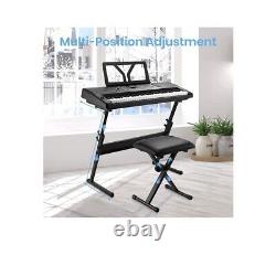 Moukey MEK 200 61 Key, Full Size Electric Portable Piano With Music Stand