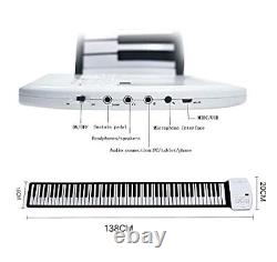 Multi-Function 88 Key Roll up Piano Keyboard, pure piano sound source, built
