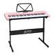 Nnedsz 61 Key Lighted Electronic Piano Keyboard Led Electric Holder Music Stand