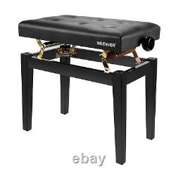 Neewer NW-009 Adjustable Deluxe Padded Piano Bench Music Keyboard Bench