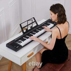 New 61Key Digital Piano Music Keyboard Electronic Keyboard Stand Stool