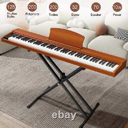 New 88 Keys Semi-Weighted Digital Piano Electronic Keyboard With Stand, 3 Pedals