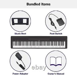 P45B Black 88 Weighted Keys Digital Piano Keyboard Bundle with Juliet Music Pian