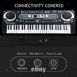 Piano Keyboard 54-key Electric Music Keyboard for Stage Performance USB Type