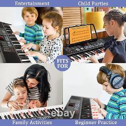 Piano Keyboard 61 Key, Learning Lighted Up Music Keyboard Piano For Kid Boy Gi