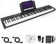 Piano Keyboard 88 Key Full Size Semi Weighted Electronic Digital Piano With Musi