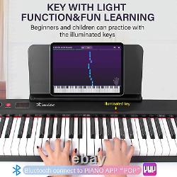 Piano Keyboard 88 Key Full Size Semi Weighted Electronic Digital Piano with Musi