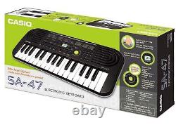 Piano Keyboard Casio SA-47H5 Built-In Songs- Music Piano Instrument Gift
