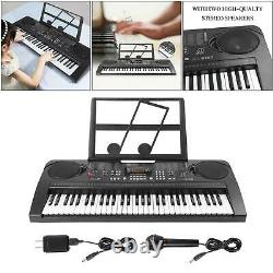 Piano Keyboard Digital Instrument with Music Stand Educational Toys Gifts