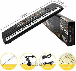 Piano Keyboard Digital Key Electric Stand Portable Weighted Music Instrument Toy