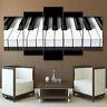 Piano Keys Keyboard Music 5 Pieces Canvas Wall Art Picture Gift Home Decor