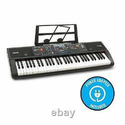 Plixio 61-Key Digital Electric Piano Keyboard Sheet Music Stand Portable Ele
