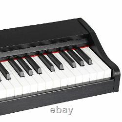 Portable Electronic 88 Keys Keyboard Piano with Foot Pedal Music Stand Practice