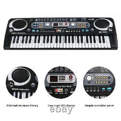 Portable Piano Keyboard 54 keys Electric Music Keyboard for Home Stage USB