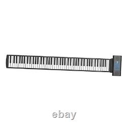 Portable Roll Up Piano with MIDI Output and Built-In Speaker, Flexible 88 Keys