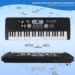 Pyle Electric Keyboard 61 Keys-Portable Digital Musical Karaoke Piano Keyboard