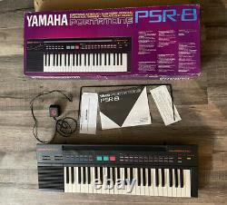 RARE Yamaha VINTAGE PSR-8 Keyboard Music Production 49 Key Piano Made In Japan