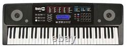 RockJam 61 Key Keyboard Piano With Touch Display Kit, Keyboard Stand, Piano