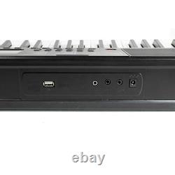 RockJam Compact 61 Key Keyboard with Sheet Music Stand Power Supply Piano Not
